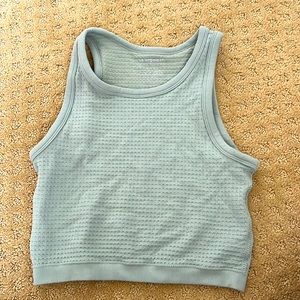 Cropped high neck tank from Dry Goods. Size small